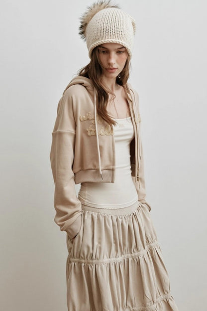 Heavy-Duty Embroidered Hooded Jacket