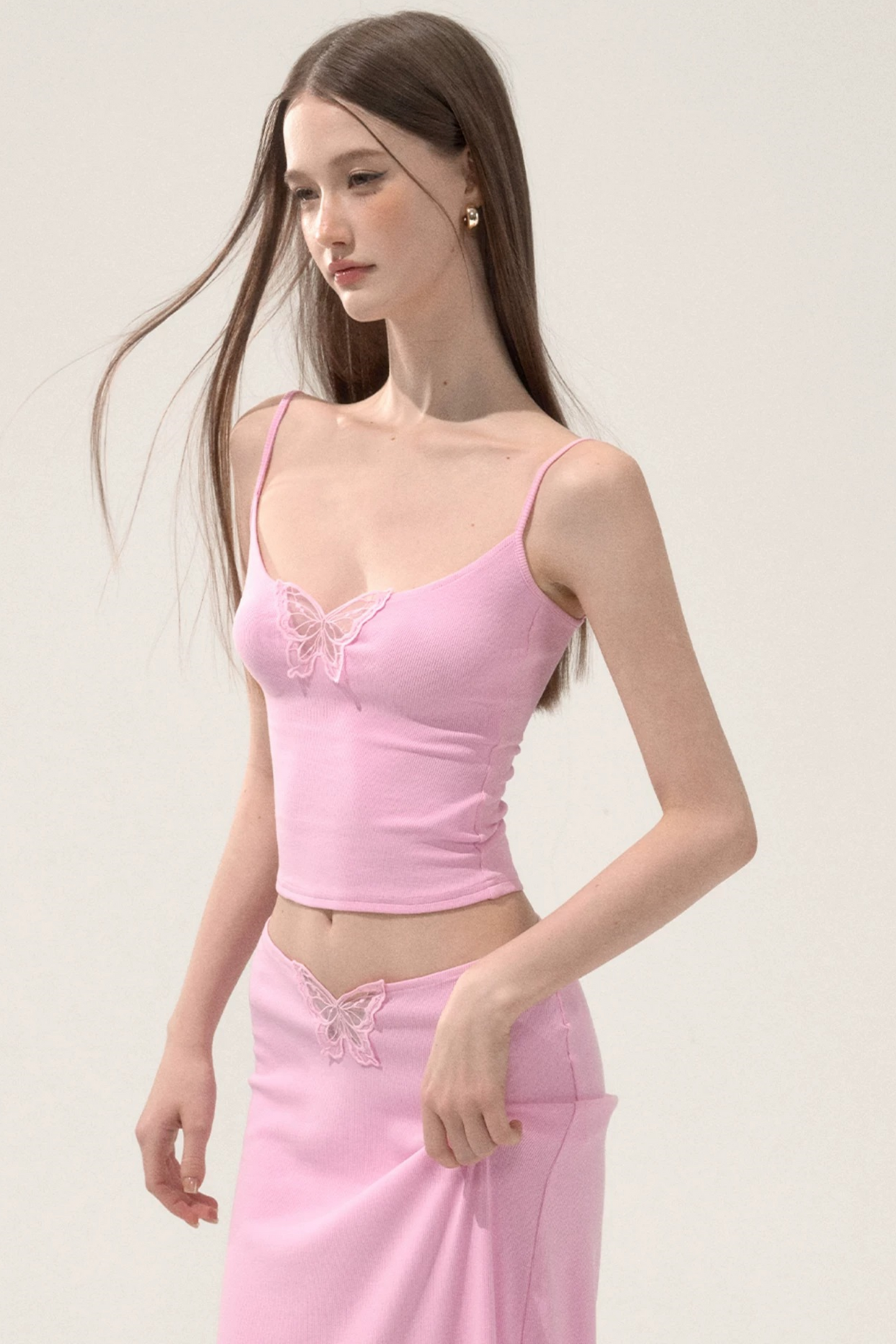 Butterfly Embroidery Camisole
