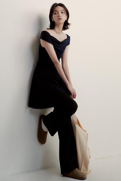 Midnight Patchwork Dress