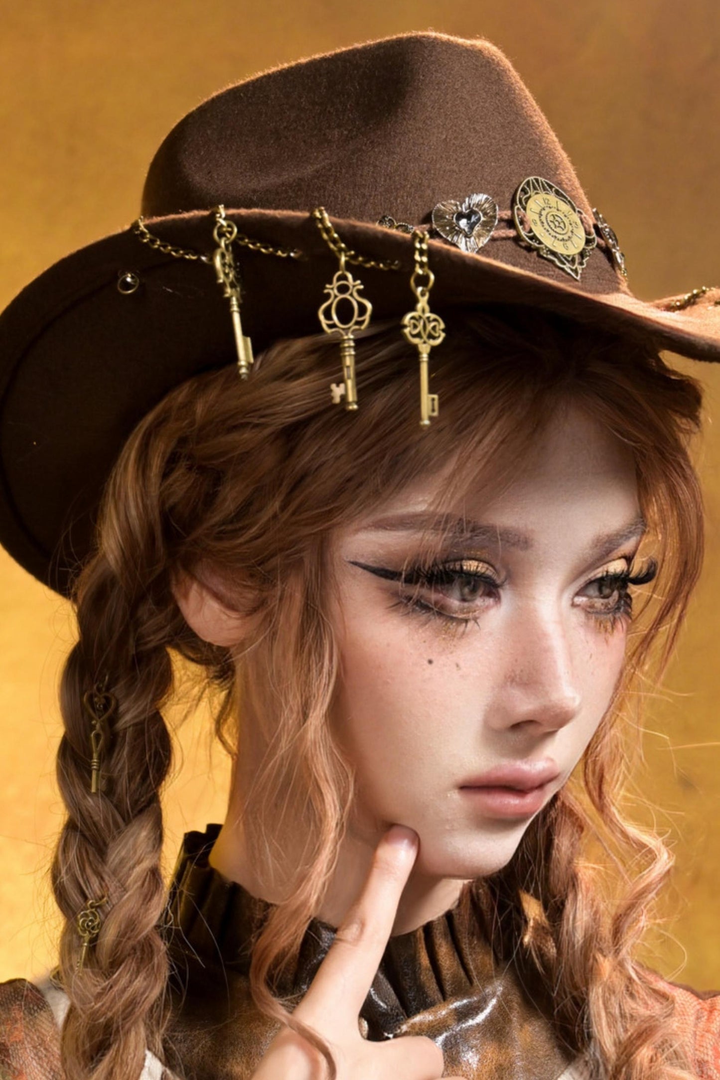 Steampunk Vintage Cowboy Hat
