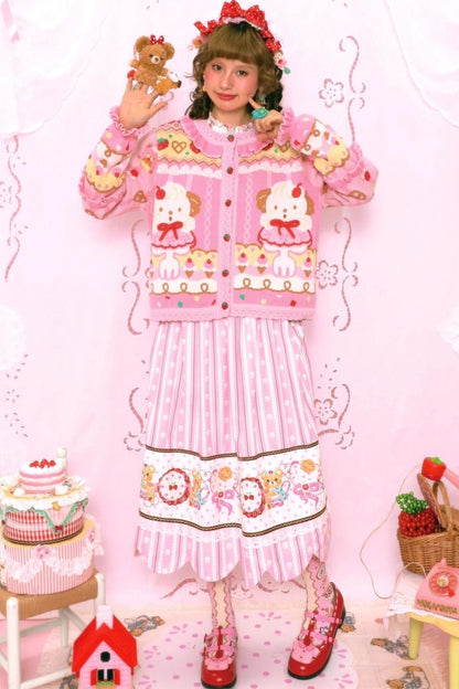 Sweet Tea Puppy Knit Cardigan