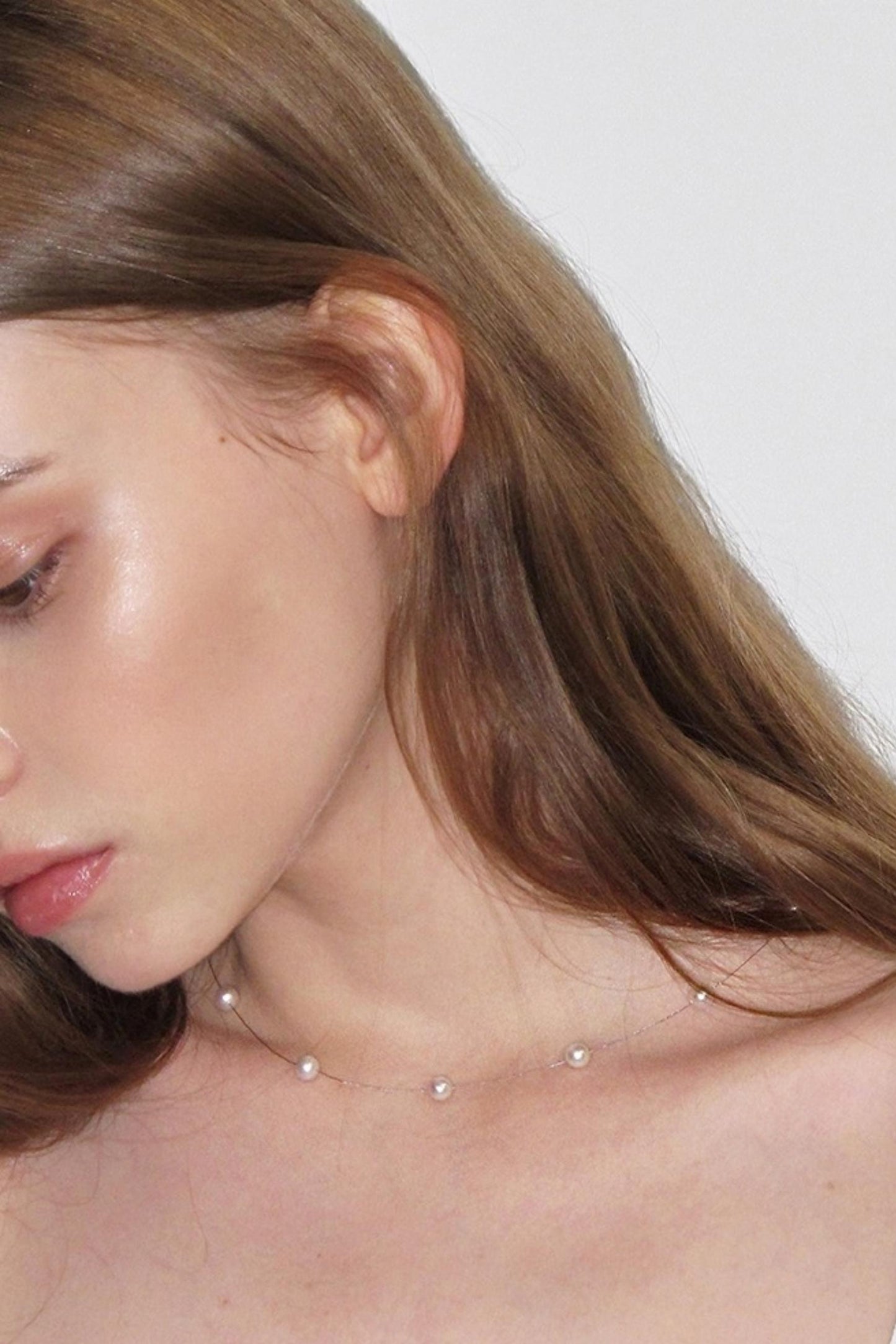 Mermaid Pearl Clavicle Necklace