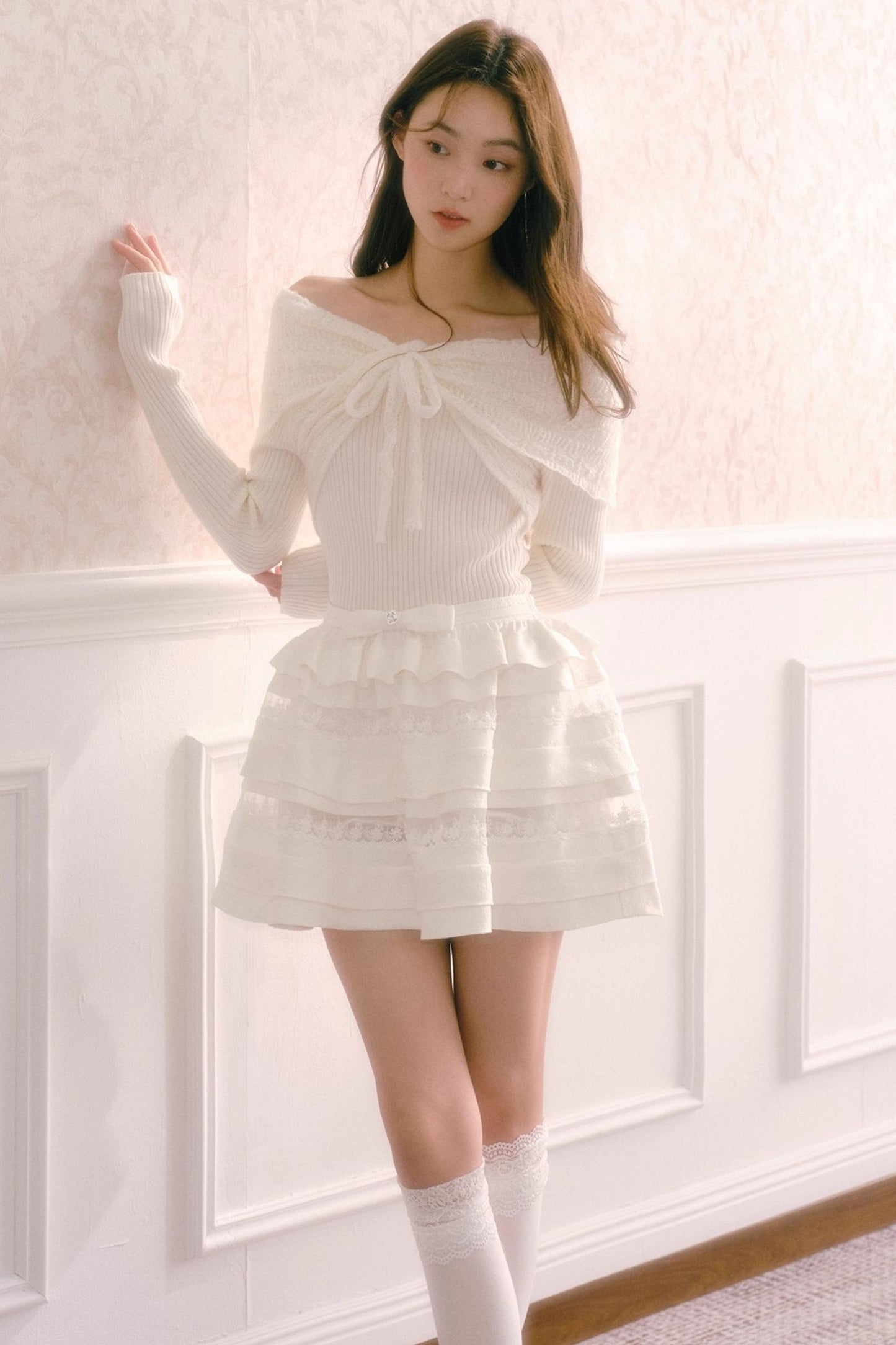 One-Shoulder Knit Top