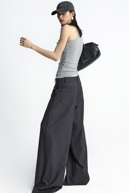 Elastic Waist Western Trousers
