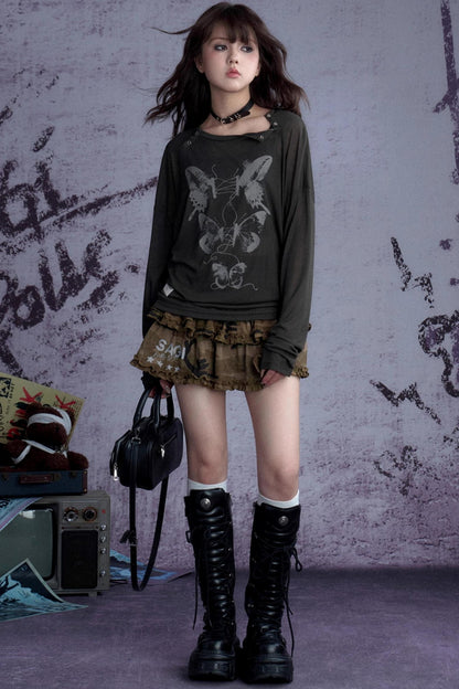 Fighting Spirit Butterfly Top