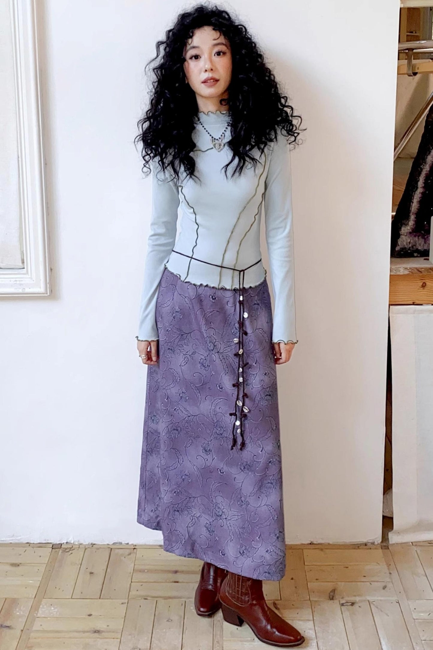 Floral Philosophy Skirt