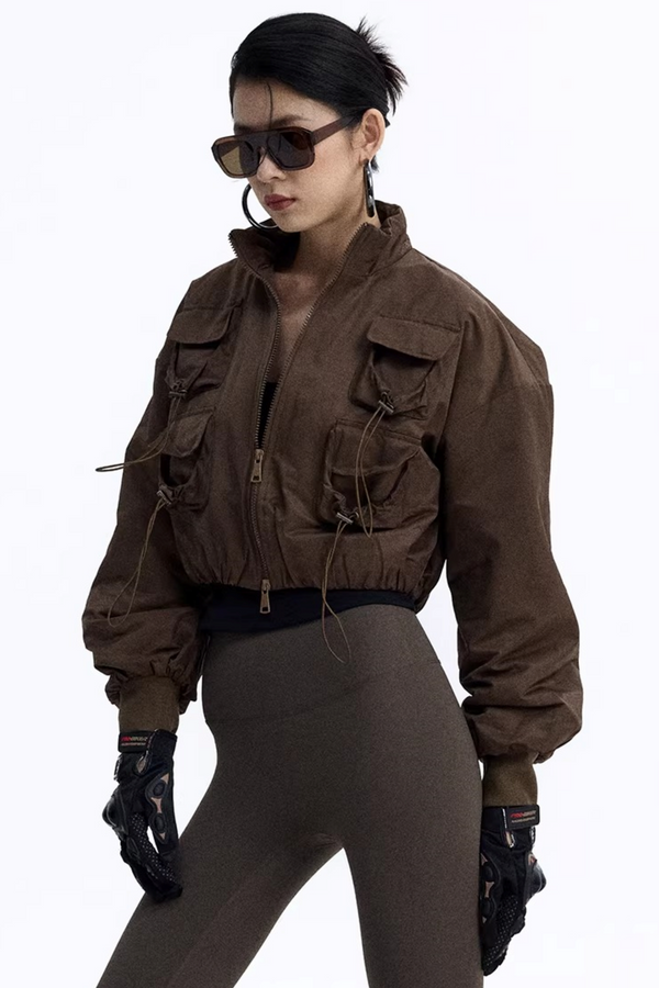 Solid Color Flight Jacket