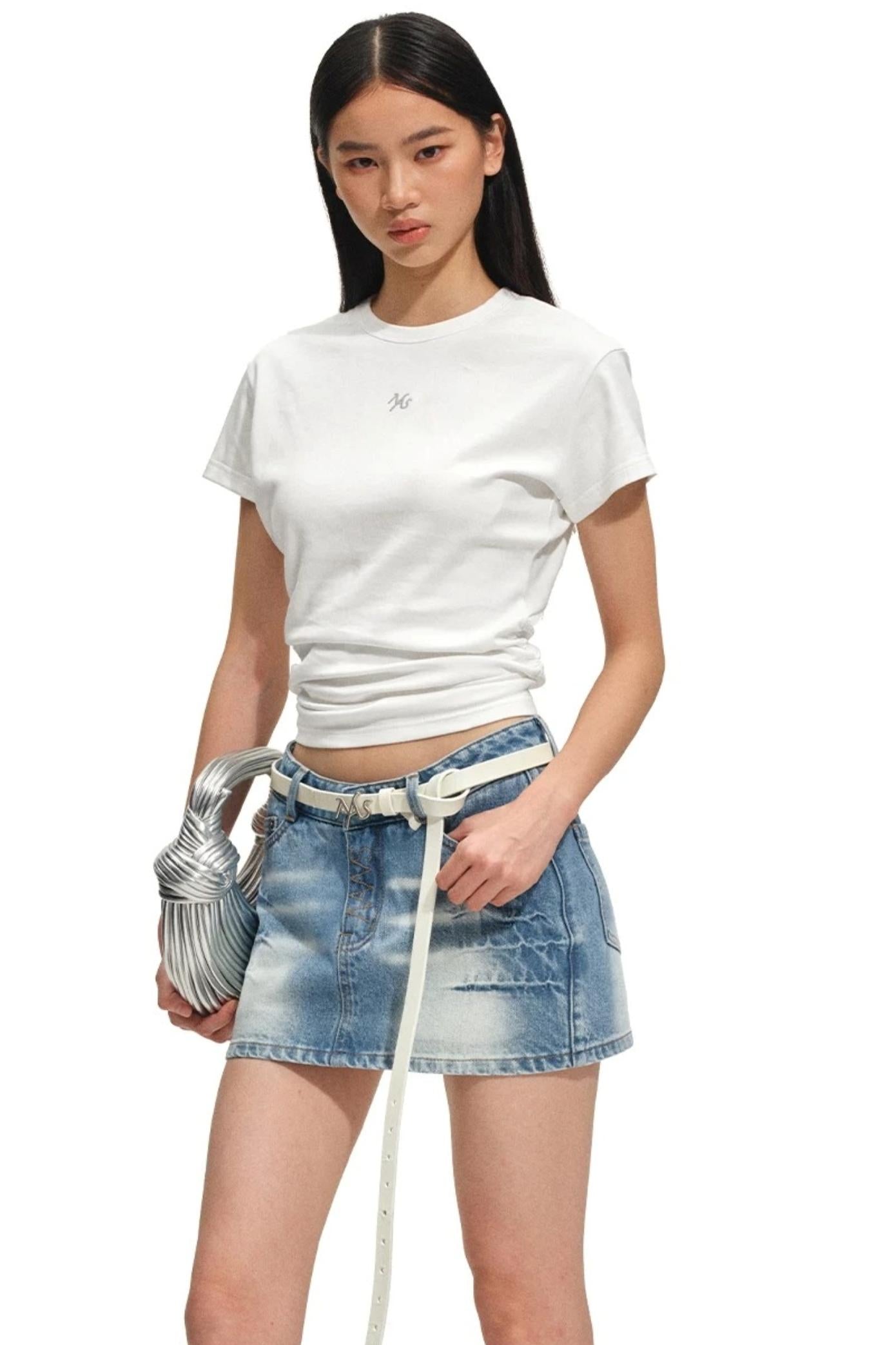 Classic Hourglass Embroidery Top