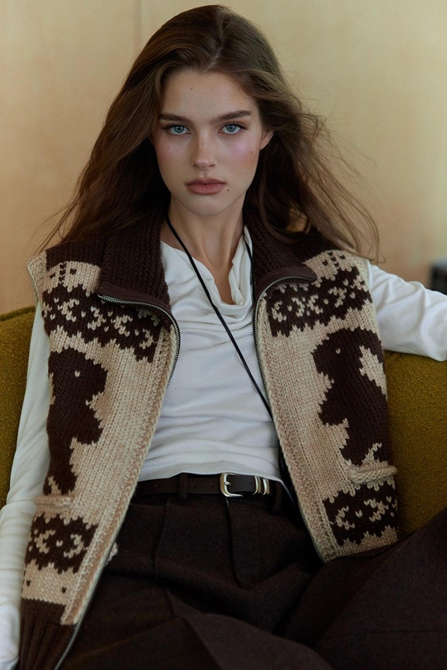 Rabbit Wool Cardigan