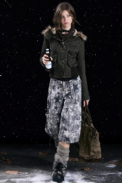 Star Vintage Camouflage Cargo Pants