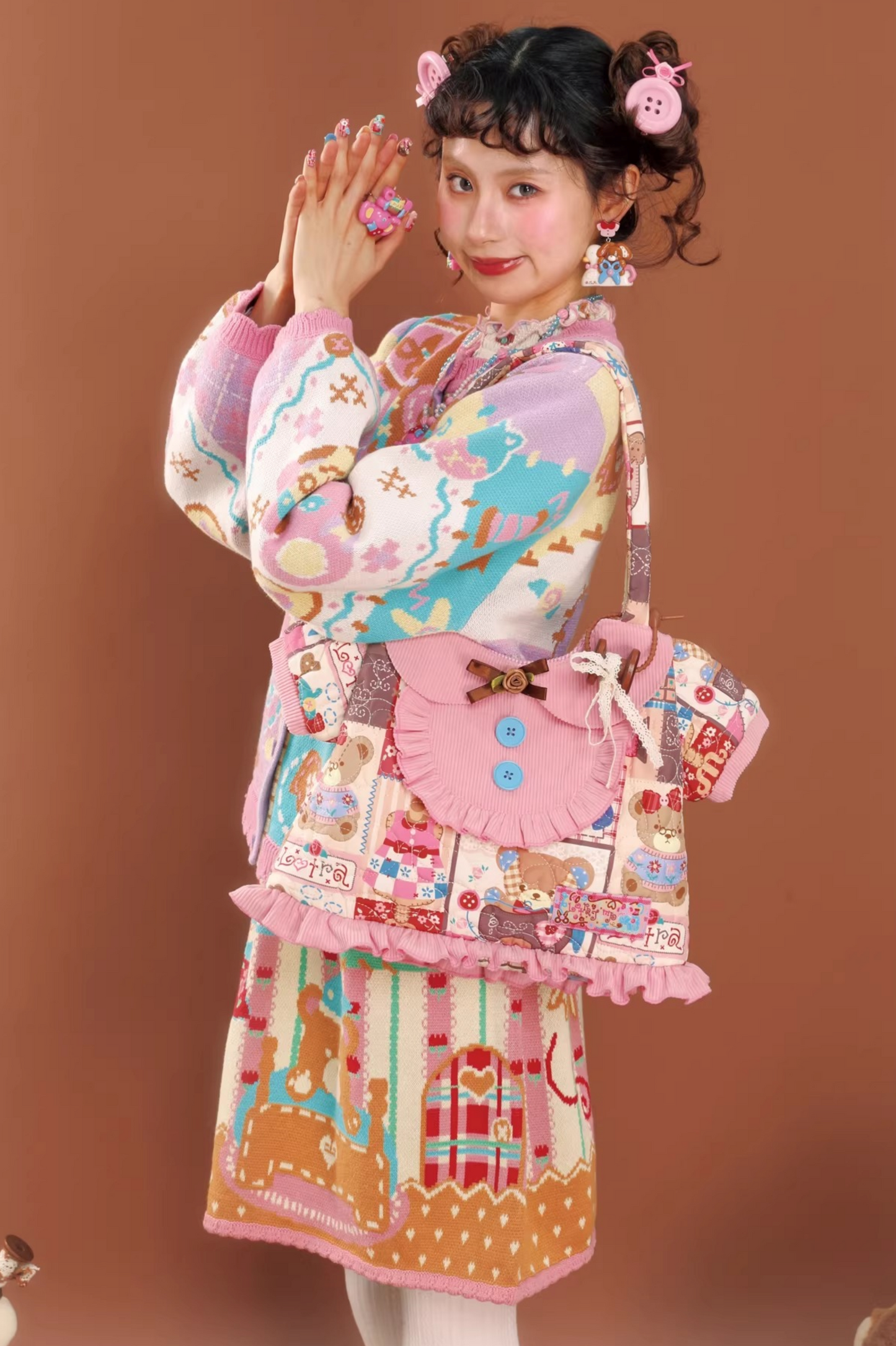 Quilted Cotton Patchwork Handbag