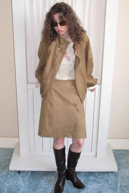 Suede Barcelona Jacket Set-Up