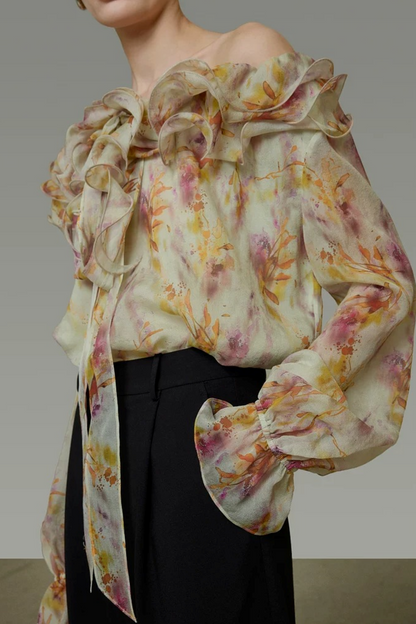 Unspoken Floral Off-Shoulder Blouse