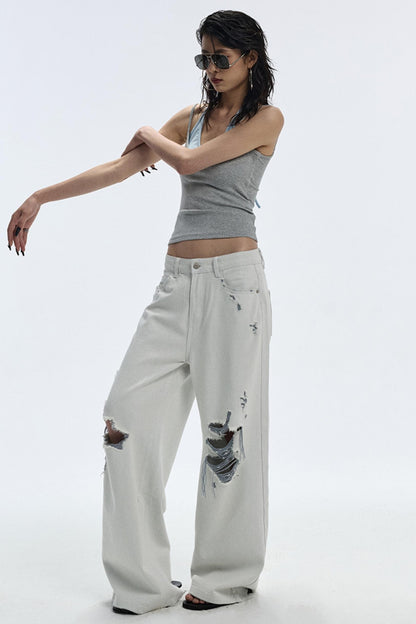 Summer Breathing Wide-Leg Jeans