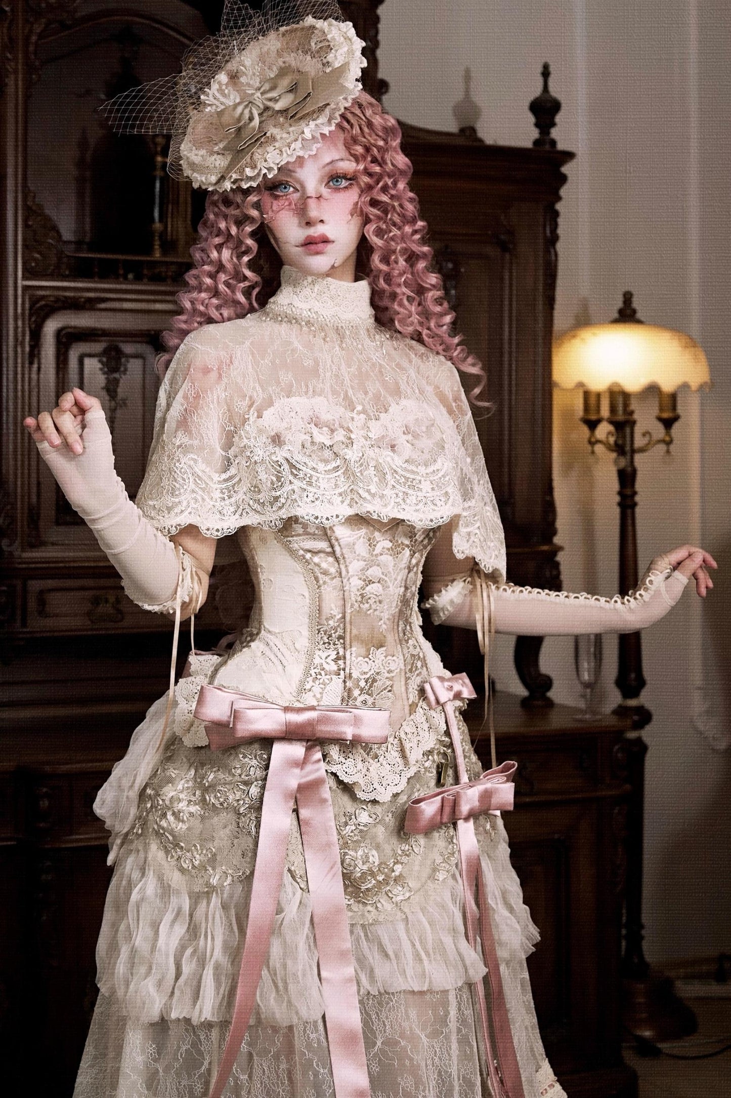 Eros Vintage Lace Cape