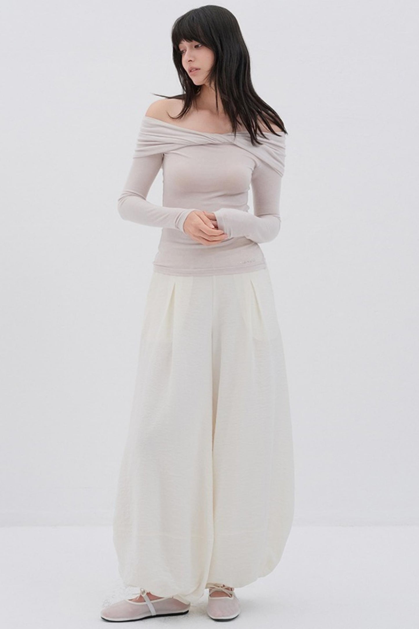 Romantic One-Shoulder Top