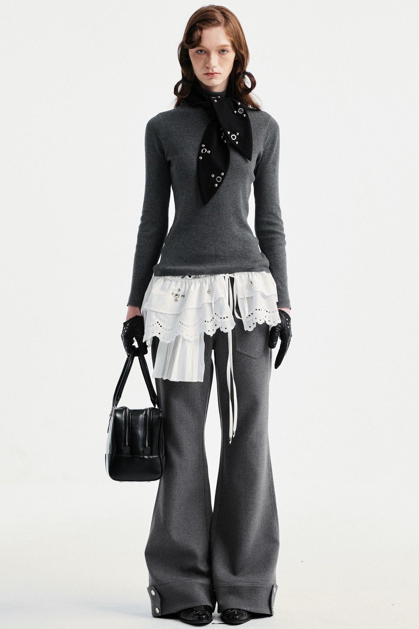 Lace Asymmetric Belt Accessory