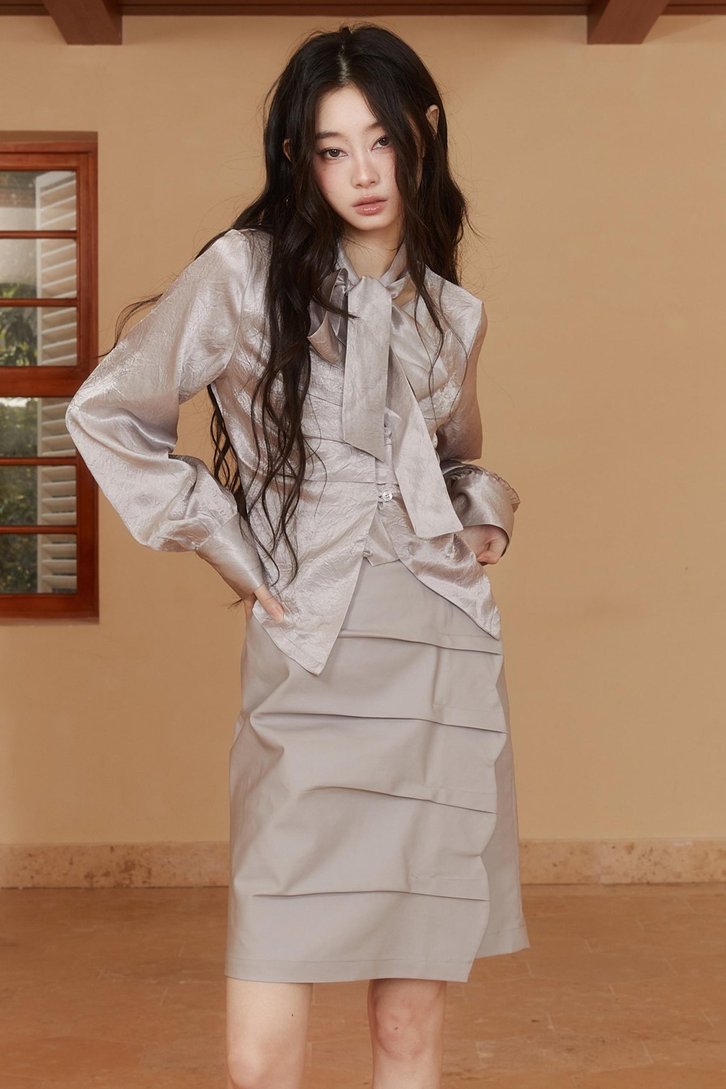 Signature Satin Shirt