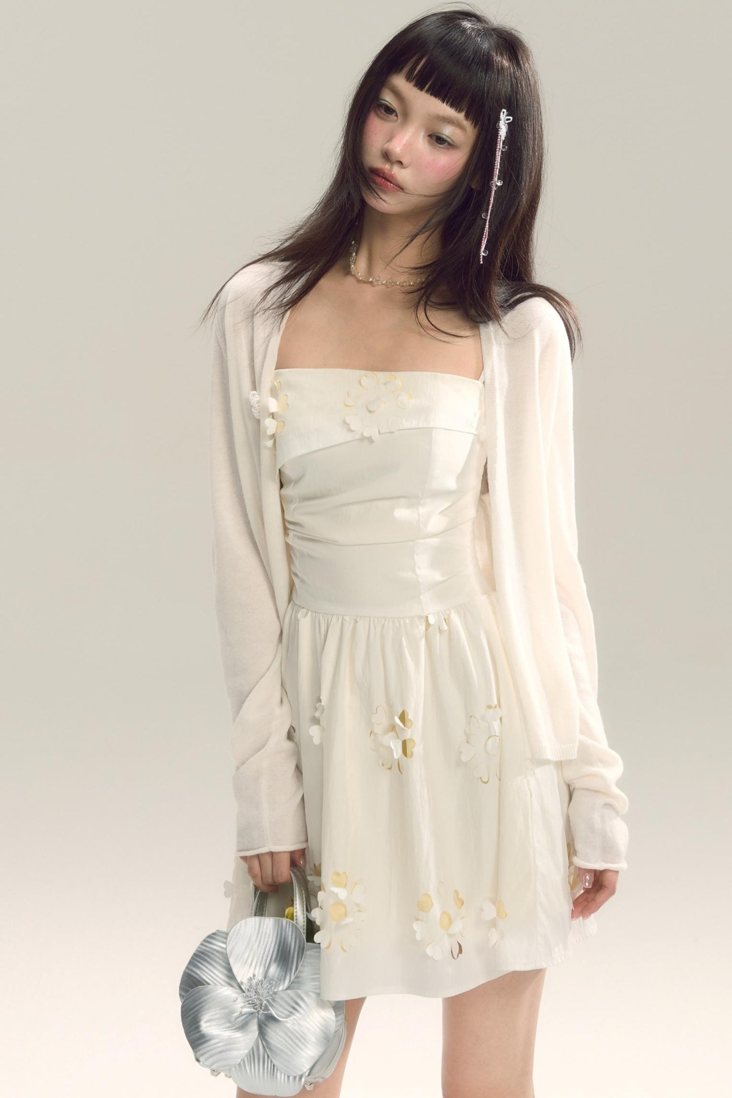 Sassy Daisy Wool Cardigan