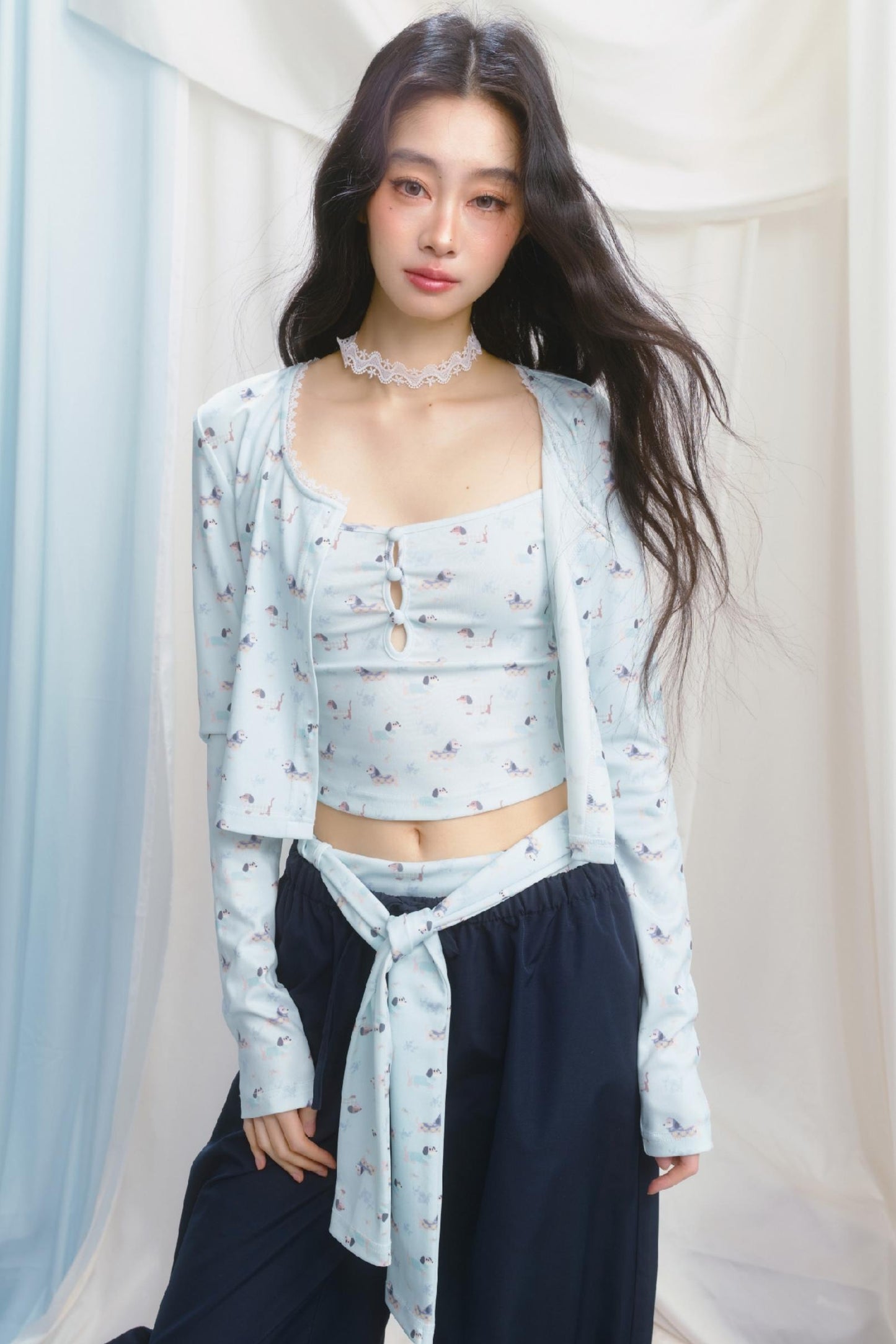 Puppy Fudge Cozy Trio Set-Up