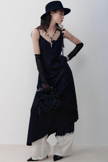 Embroidered Straight Pants