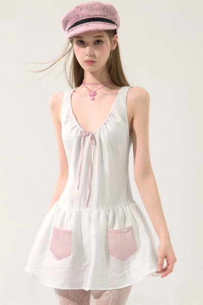 Sweet Color-Blocking Dress