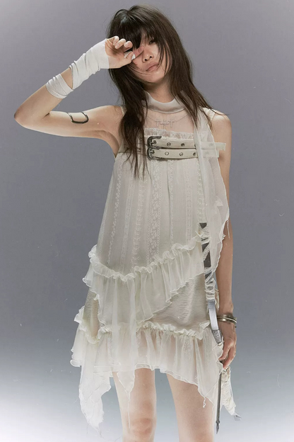 Lace Armor Embroidered Dress