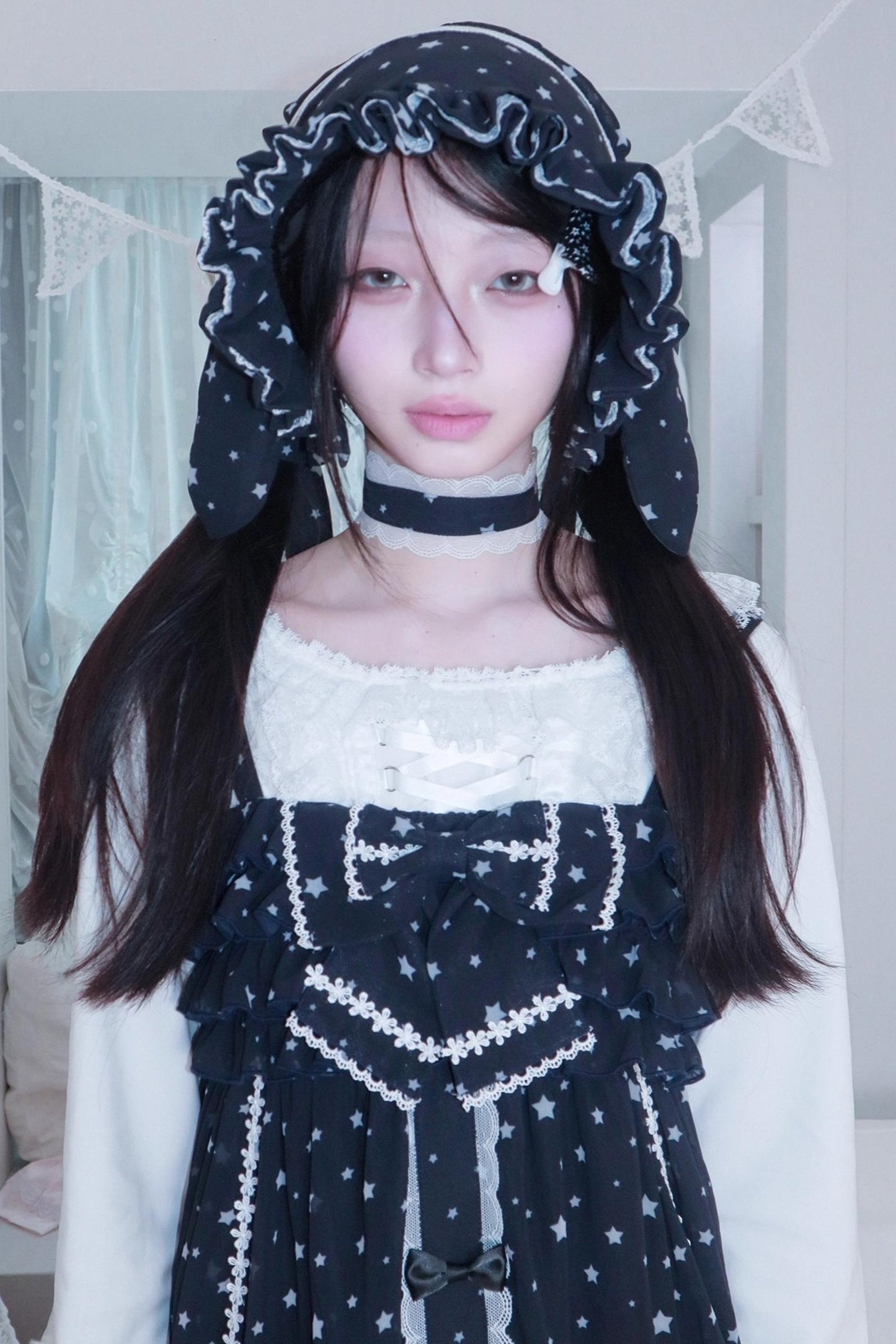 Star Dot Chiffon Sundress