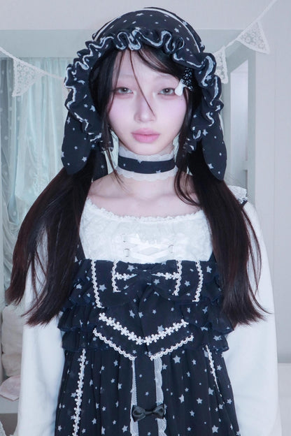 Star Dot Chiffon Sundress