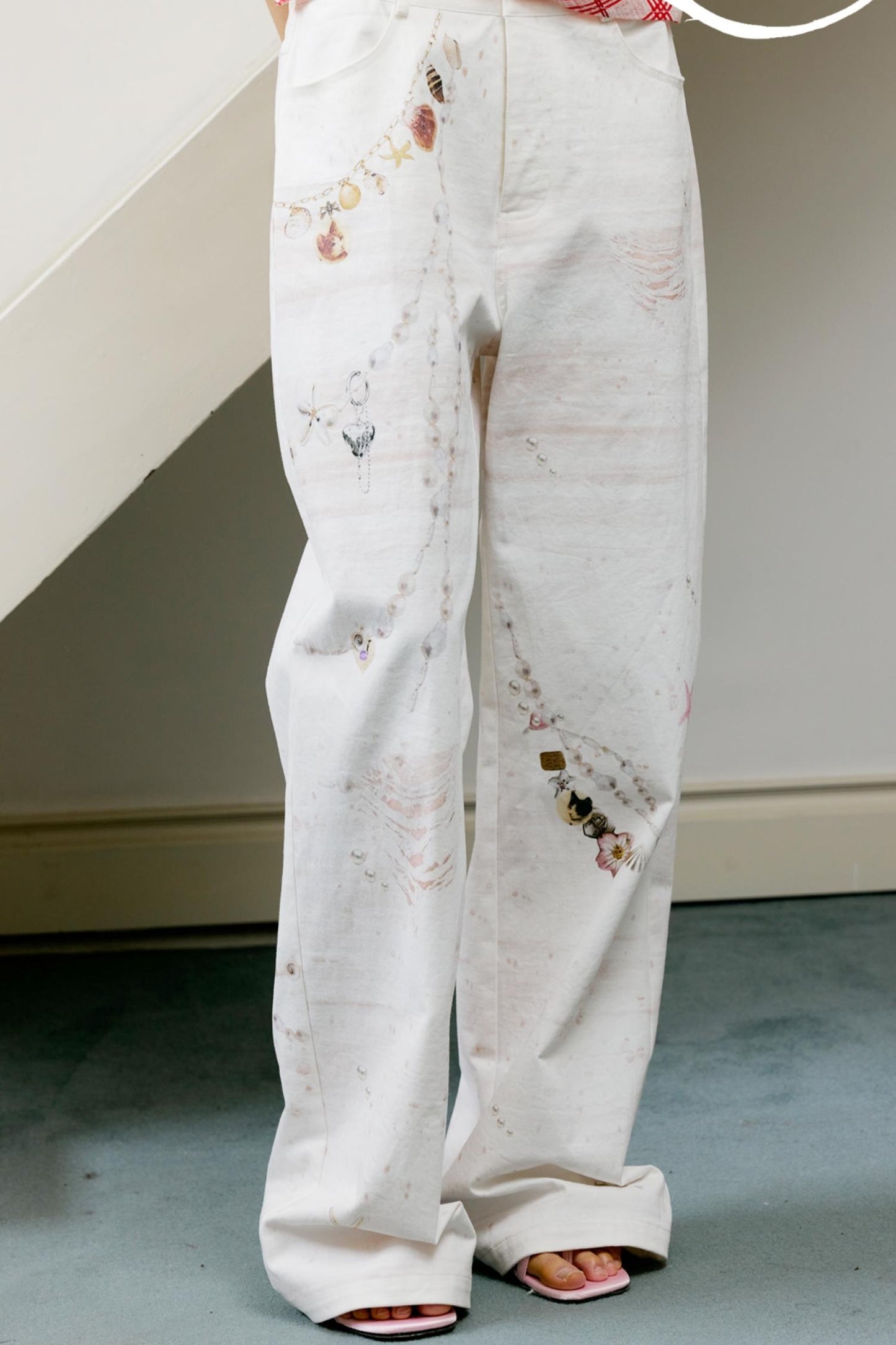 Shell Wide-Leg Trousers