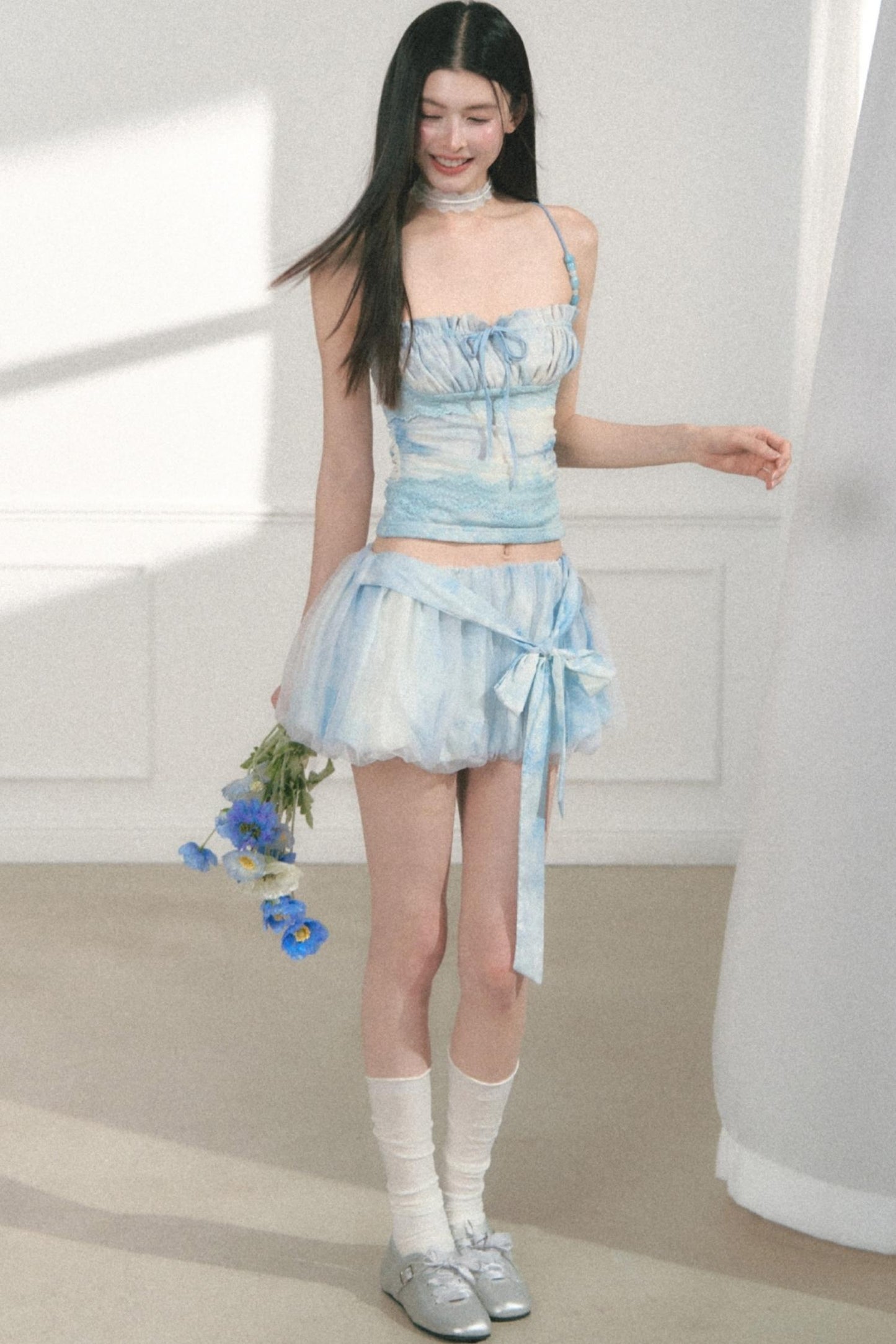 Sea Salt Jasmine Bustier Skirt