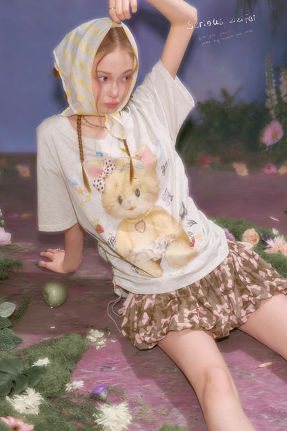 Gummy Bear V-Neck Top