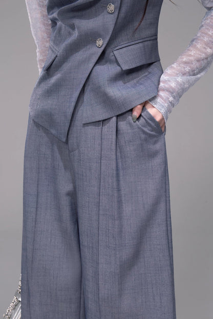 Star Sparkle Pleated Pants Set-Up