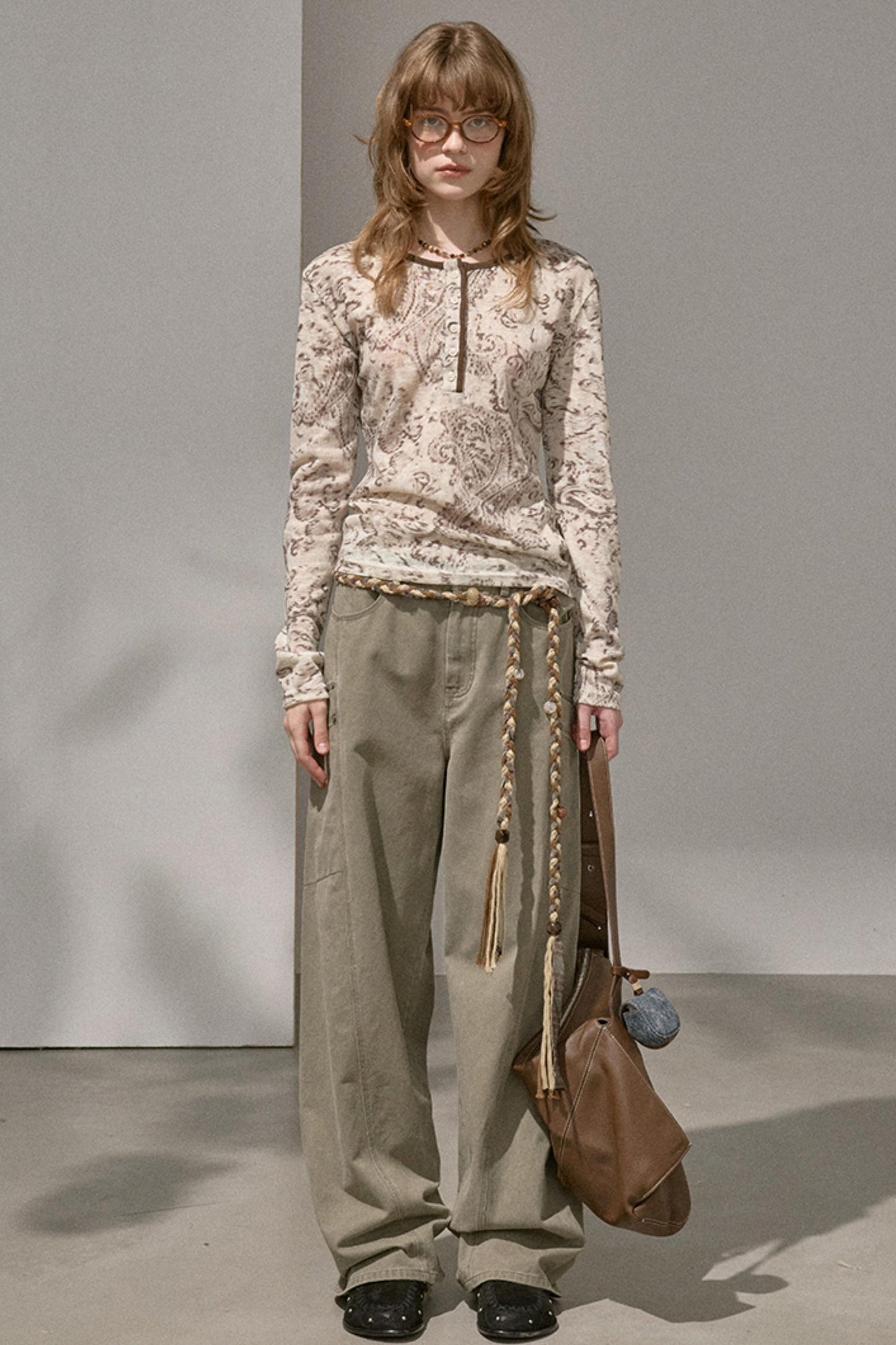 Luxury Riveted Casual Pants