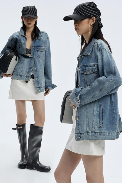 Diamond Blue Denim Jacket