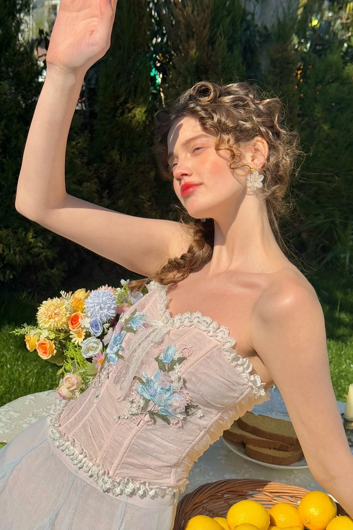 Blue Lily Bustier Set-Up