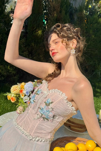 Blue Lily Bustier Set-Up