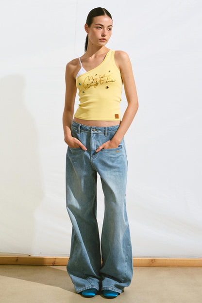 Colorful Diamond Knit Top