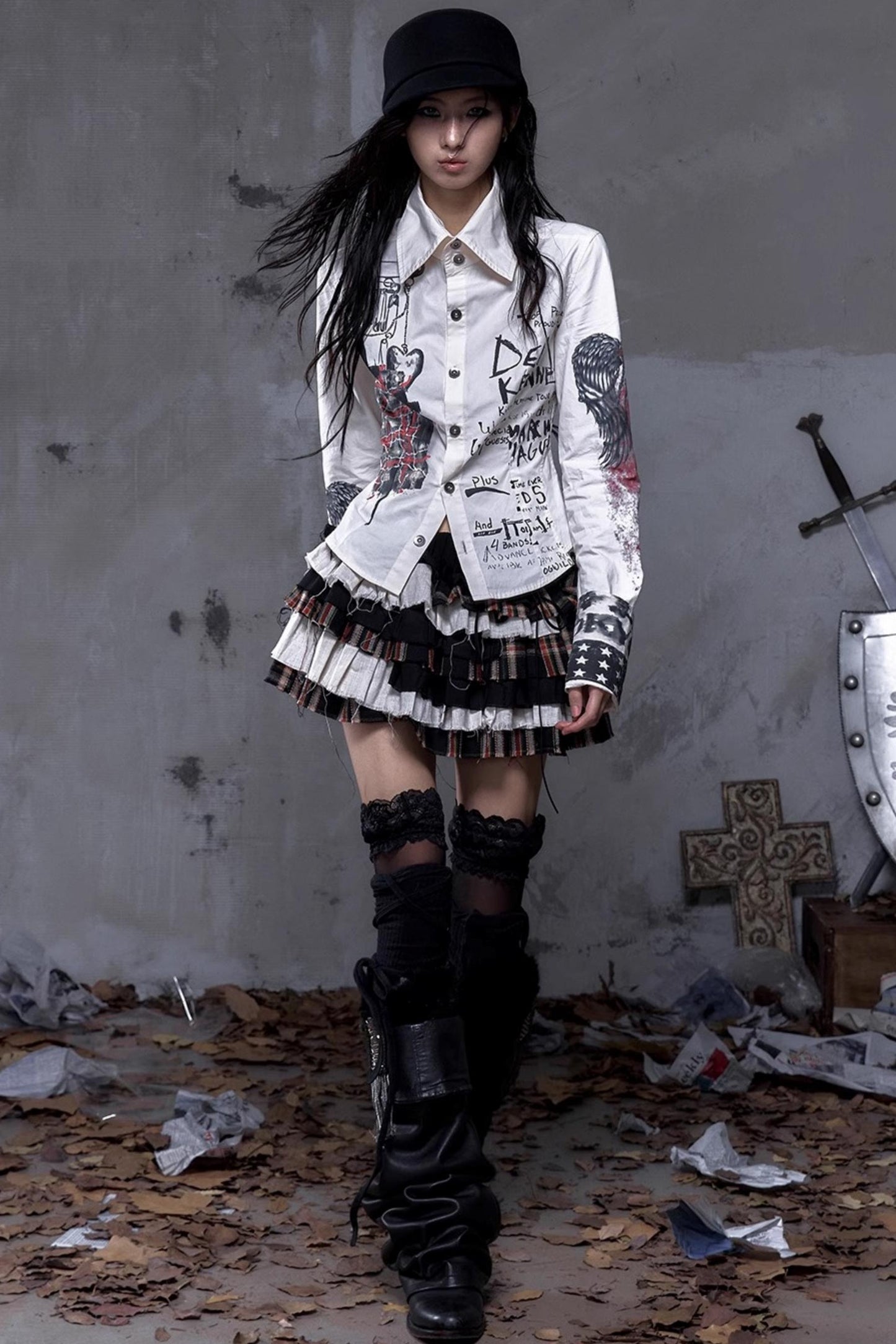 Vintage Rebel Slim Fit Long Sleeve Shirt