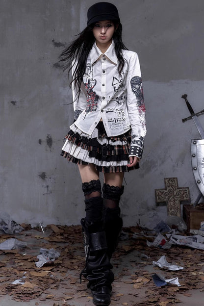 Vintage Rebel Slim Fit Long Sleeve Shirt