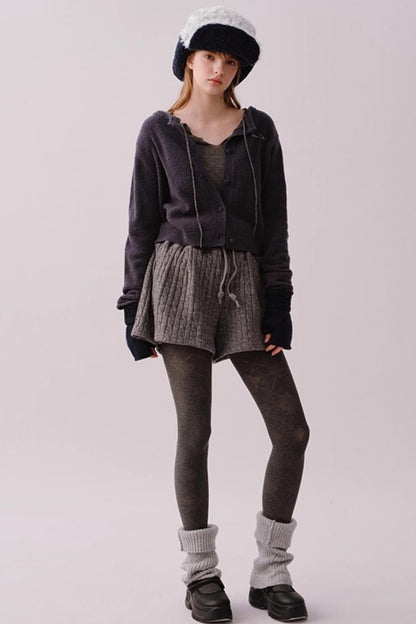 Water-Soluble Wool Knitted Top