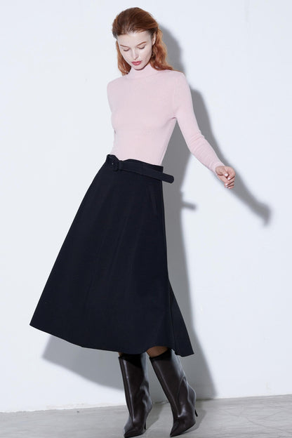 Superfine Wool Half-High Collar Top