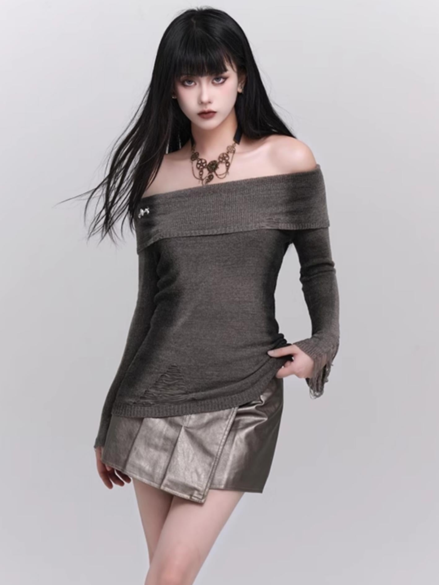 High-End Knitwear Top