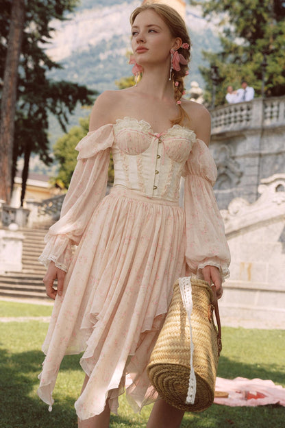 Custom Jacquard Corset Top