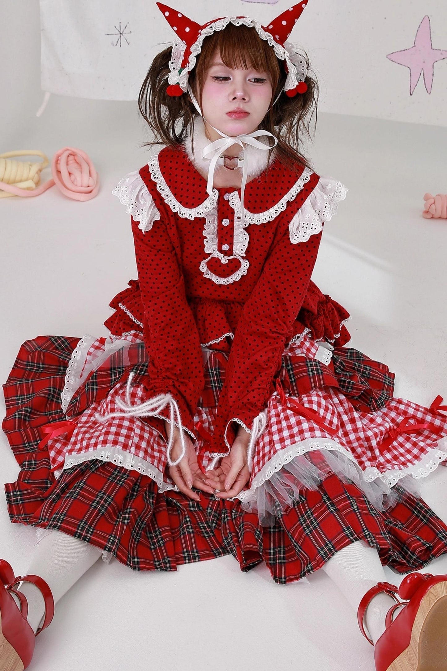 Christmas Girl Fleece Top