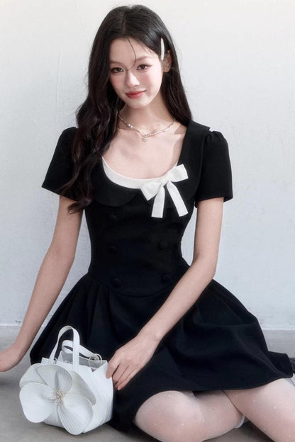 Hepburn Vintage Puffy Dress