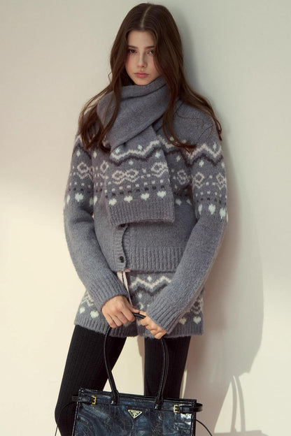 Sunset Knitted Jacket Set-Up