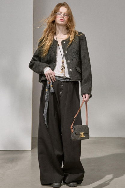 Bead-Embroidered Fireworks Jacket