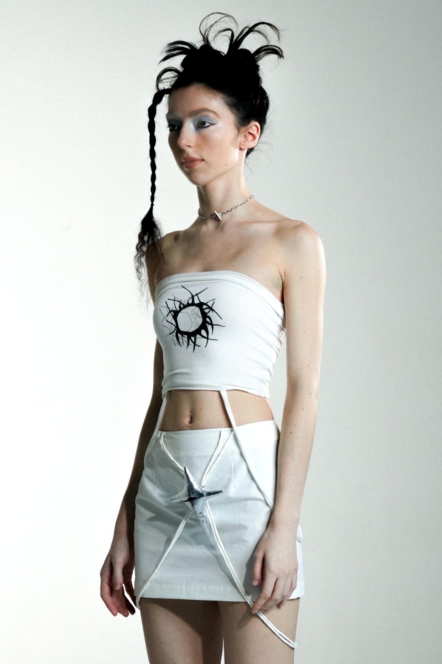 Star Halter Mini Skirt