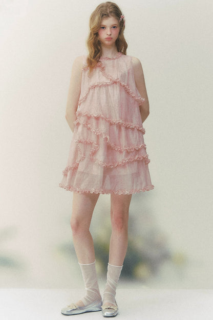 Pink Mist Garden Dress